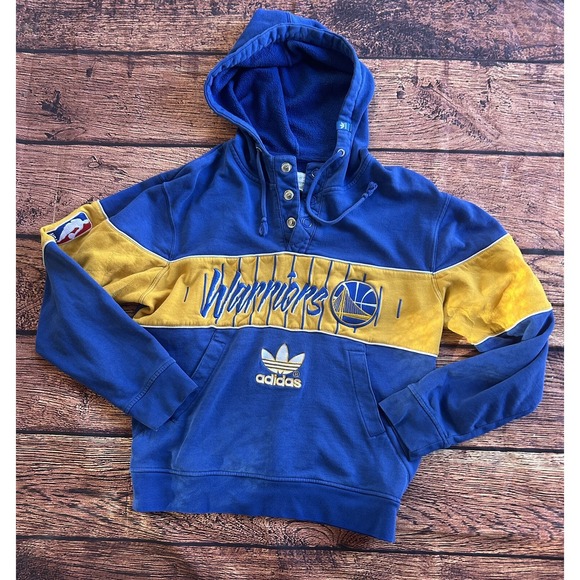 adidas Other - Golden State Warriors NBA Adidas Vintage Hoodie Mens Medium